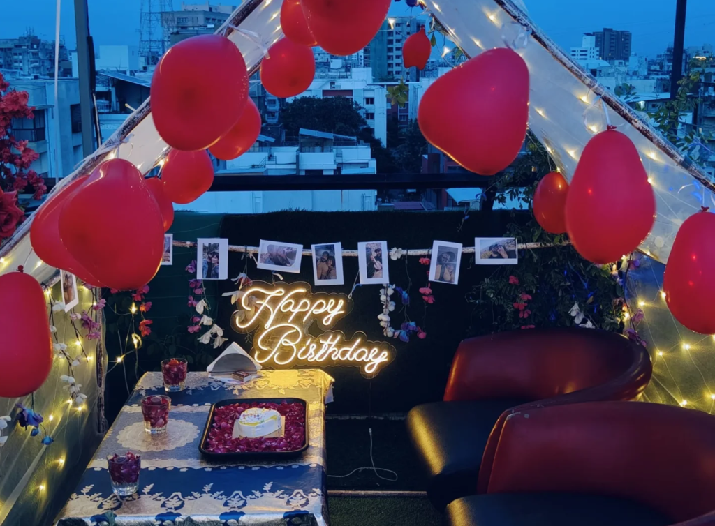 Experience the Most Romantic Candle Light Dinner in Ahmedabad