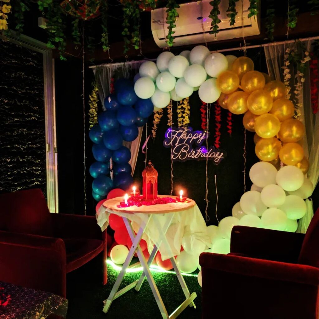 cafe for birthday celebration in ahmedabad