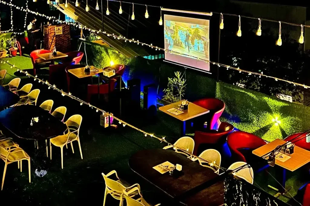 Small Banquet Hall In Ahmedabad Perfect Location for Celebration in Tent Rooftop Restro Cafe