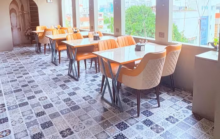 Best restaurant for family dinner in Ahmedabad rooftop seating at Tent Cafe Navrangpura.jpg